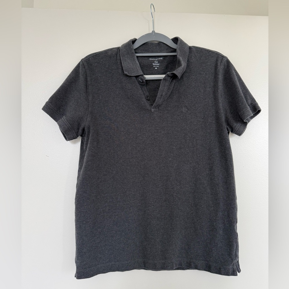 Banana Republic Men's Grey Polo